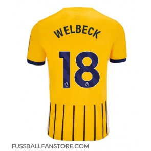 Brighton Danny Welbeck #18 Replik Auswärtstrikot 2024-25 Kurzarm